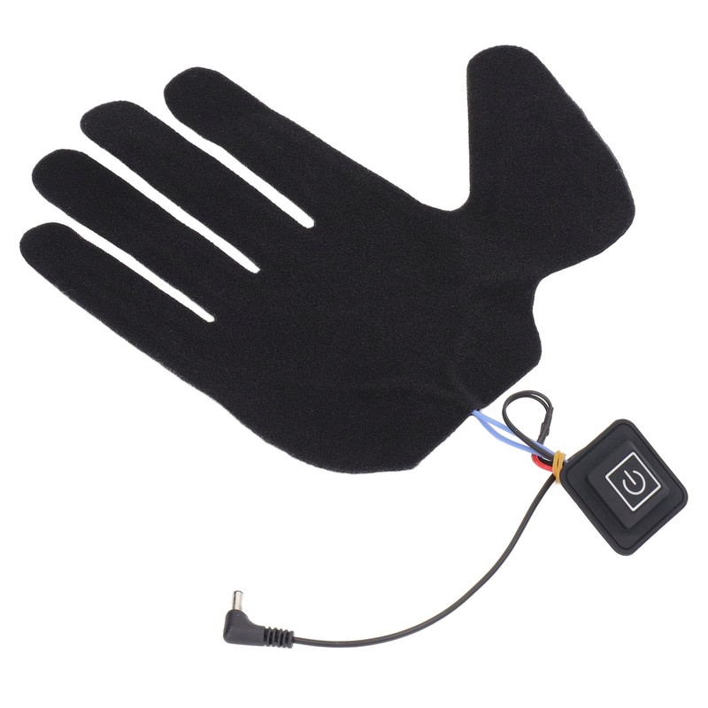 QANYEGN Heated Glove Liner, Electric Glove Pad, 5 Finger Glove