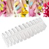 Puntas de uñas postizas, 504 piezas Puntas de uñas transparentes