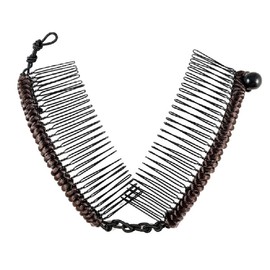 Handmade Limited 2 Pack Try-Me Set - Stretchy Hair Clips for Fine Thin, Short, or Nature Hair (Brown)