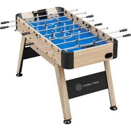 IDEALHOUSE 54 Inch Full Size Foosball Table, Soccer Table Game for Kids and Adults, Arcade Table Soccer for Home, Indoor Game Room Sport, Easy Assembly.