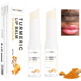 Soelegant Unidades De Exfoliante Labial De Cúrcuma Para Labios Oscuros, Bálsamo Labial Hidratante Para Fumadores, Bálsamo Labial Exfoliante, Crema Correctora De Labios Oscuros, Exfoliante Labial Para