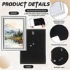 Wonderjune 3 Pack Silver Metal Picture Frame Set - 4x6
