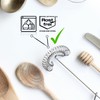 COM-FOUR® 2 x Spiral Whisks Stainless Steel 304 Rust-Proof –