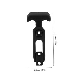 DOITOOL 2pcs Flexible Rubber T-Handle Hasp Latch for Car Hood Toolboxes and Coolers Elastic Draw Latches with Load Capacity and Easy Installation