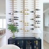 Wood Wine Rack , Wall Mounted Wine Bottle Holder &
