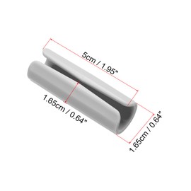 PATIKIL 1.9 x 0.64inch Bed Sheet Clips, 1Set(12Pcs) Bed Cover Clip Holder, Mattress Covers Fastener Slip-Resistant Clamp for Various Mattresses with Raised Edge Grey