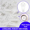 Yosawo 30 Pieces Picture Hooks Non-Trace Hook Plastic Hardwall Hanger