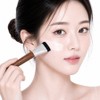 Dense foundation brush without streaks, 1 piece, brown / 똥손탈출 결자국 없는 촘촘 파운데이션 브러쉬, 1개, 브라운