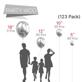 PartyWoo Latex Balloons3045