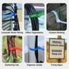 Cable Ties Set, 120 Pieces Cable Ties, Resealable, Colourful, 300