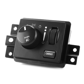 Headlight Switch Control for 2006-2009 Dodge Ram 1500 2500 3500, 2005-2010 Dodge Dakota, 2007-2009 Dodge Durango Fog Light Switch Headlamp Cargo Lamp Instrument Panel Dimmer Switch 56049637AD, HLS1349