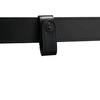 Handcuff Strap Black Leather with Black Safety Snap