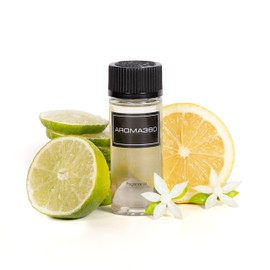 Aroma360 - Escapade Fragrance Oil Scent - Luxury Aromatherapy Scent Diffuser Oil - Hints of Lemon, Ocean, Bergamot, & Fragrant Jasmine - for Essential Oil Diffusers - for Home & Office - 120mL