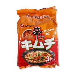 Spicy Ramen Kimchi, 4.2 oz (120 g) x 3 Bags, Mild Spicy