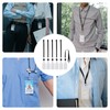 BTYMS 6 Pcs ID Card Holder Set 25-Inch Lanyard +