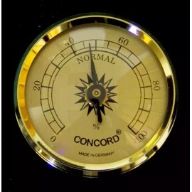 Concord Hygrometer for instrument case or Cigar humidor, Made in Germany