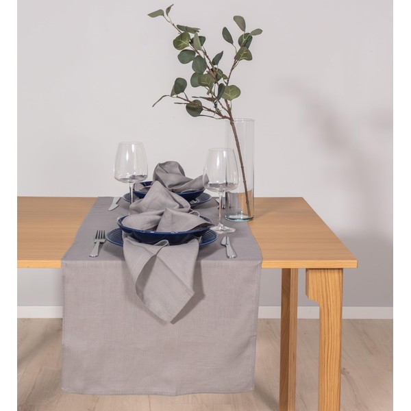 Ger3as 100% Linen Tablecloth - High-Quality Fabric Tablecloth for Kitchen