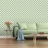 CAX Checkered Peel and Stick Wallpaper Mosaic Wallpaper 17.3''x300'' Green