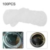 Aramox 100pcs Disposable Plastic Steering Wheel Cover/White Plastic Steering-Wheel Cover