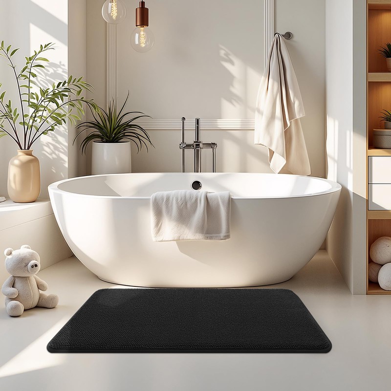 smiry Thick Memory Foam Bath Mat,40 x 60 cm,Extra Soft
