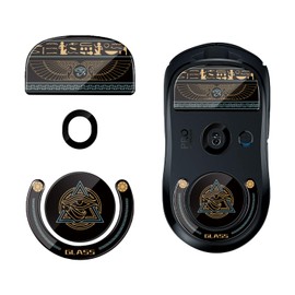 Logicool G PRO X Superlight Wireless Wireless Gaming Mouse, Hasaku Mouse Sole, Tempered Glass Material, Horus Eyes, Mouse Feet, Round Edge, Heavy Duty, Super Smooth Glide (With Sole Around Sensor)