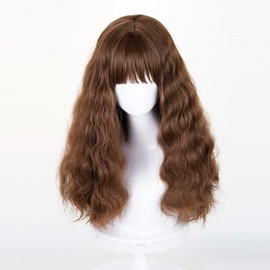 LAOBAO Hermione Jean Granger Cosplay Wig, Brown Hair, Long Curly Hair, Wig, No Set, Heat Resistant, Costume Accessories, Halloween Costume, Cosplay Wig
