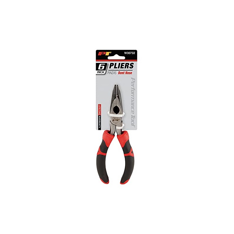 Performance Tool W30732 6-Inch Curved Long Nose Pliers
