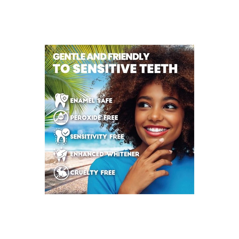 Professional Whitening Strips for Sensitive Teeth:Hydrogen Peroxide-Free Treatments - Effective