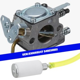 Briny River 4 Piece Fuel Line Filter Set 530069247 545038501 Compatible with Husqvarna 36 41 136 137 141 142