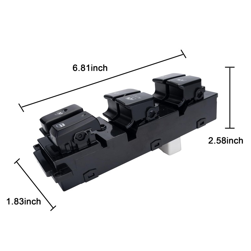 Rldym Front Left Electric Master Power Window Control Switch Driver