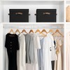 StorageWorks Fabric Storage Bins with Lid, Decorative Storage Boxes for