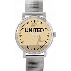 Toff London Football Fans United Gold Black Ladies Watch