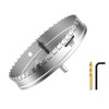 Mollom (7-7/8''|200mm) Heavy Duty Carbide Hole Saw with 2 Pilot