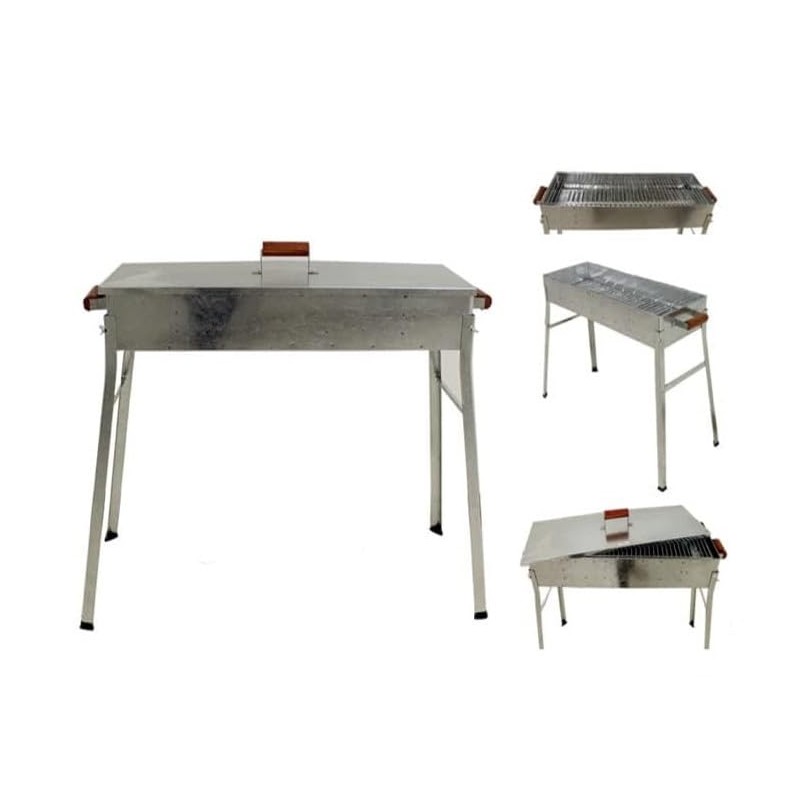 Traditional Persian Middle Eastern Arabic Turkish Galvanized BBQ Charcoal Grill