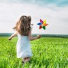 RICISUNG Windmill Set of 10, Gardening, 6 Sheets, 6 Colors,