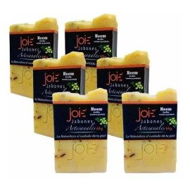 Jabón Artesanal Natural De De Neem Con Lavanda (pack 6)
