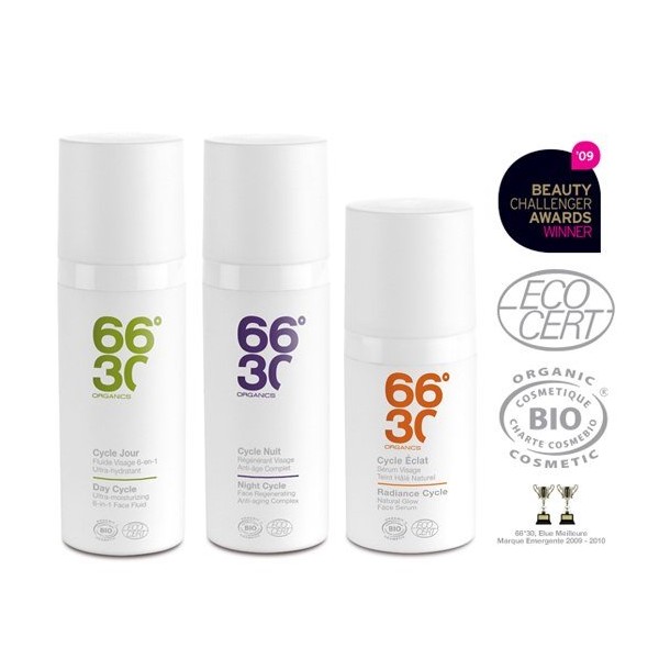Unisex 66 degrees 30 premium organic grooming 3-STEP set /