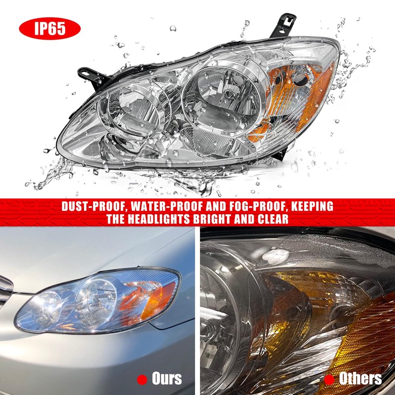 ADCARLIGHTS Fit for 2003 2004 2005 2006 2007 2008 Toyota