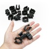 30 Pcs Black Billiards Cue Clip Fishing Rod Clips Regular