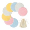 Reusable Velvet Makeup Remover Pads (Washable, Random Design) G00932 100ea