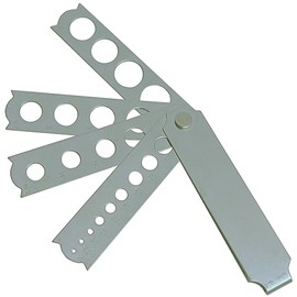 Diamond Gemstone Fan 4 Arm Measuring Range Crafts Repair Tool