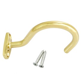 heyous Snooker Pool Billiard Table Cue Brass Hook with Mounting Screws for Pool Table Accessories