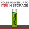 Rayovac Rechargeable AA Batteries, Rechargeable Double A Batteries (4 Count)