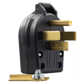 ELEGRP 30 Amp/50 Amp 125/250-Volt 3-Pole/4-Wire Grounded 14-30P or 14-50P Black