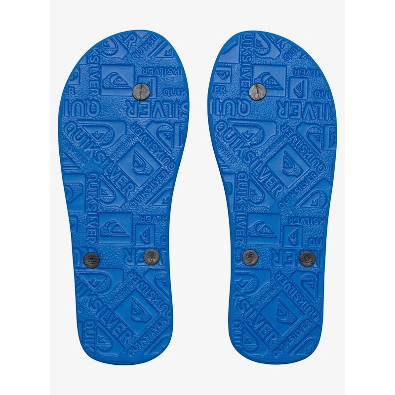 Quiksilver Men's Molokai Sandal, Black/Blue/Black, 44
