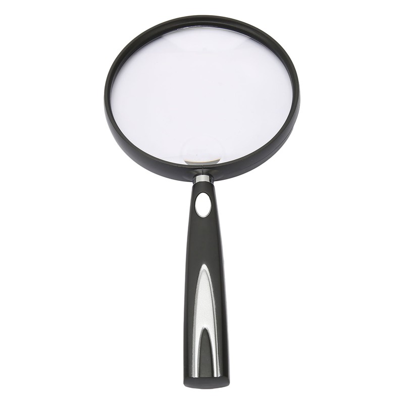 Handheld Magnifying Glass 2X 4X Handheld Reading Magnifier Skid Resistance
