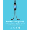 Softvox Earplugs Lanyard Connector Cord, Magnetic Tug-Resistant Safety Cord Keep