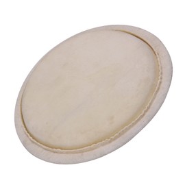 bstinay 6.5inch White&Brown Cowhide Bongo Heads Replacement Percussion Instruments Skin