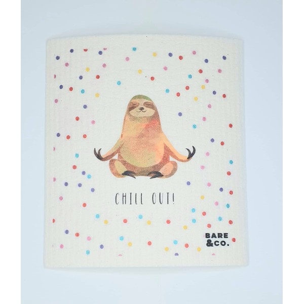 Bare & Co. Reusable Cellulose Cloth - Sloth