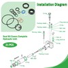 328.12002 Floor Jack Seal Replacement Kit for Sears Craftsman 328.12002,